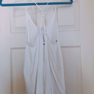 Volcom Tops - Boho white, flowy tank with lace accents. Volcom Tops - Boho white, flowy tank with lace accents.